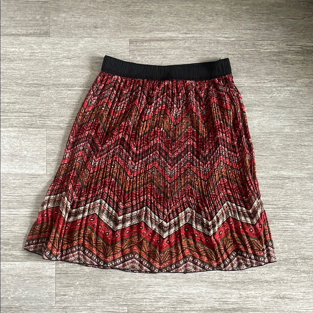 Studio West Pleated Midi Skirt